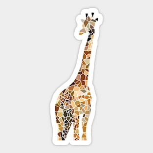 Mosaic Giraffe Sticker